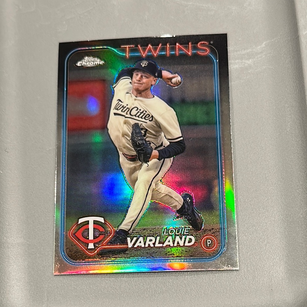 Topps Chrome Twins Baseball Card - Multicolor